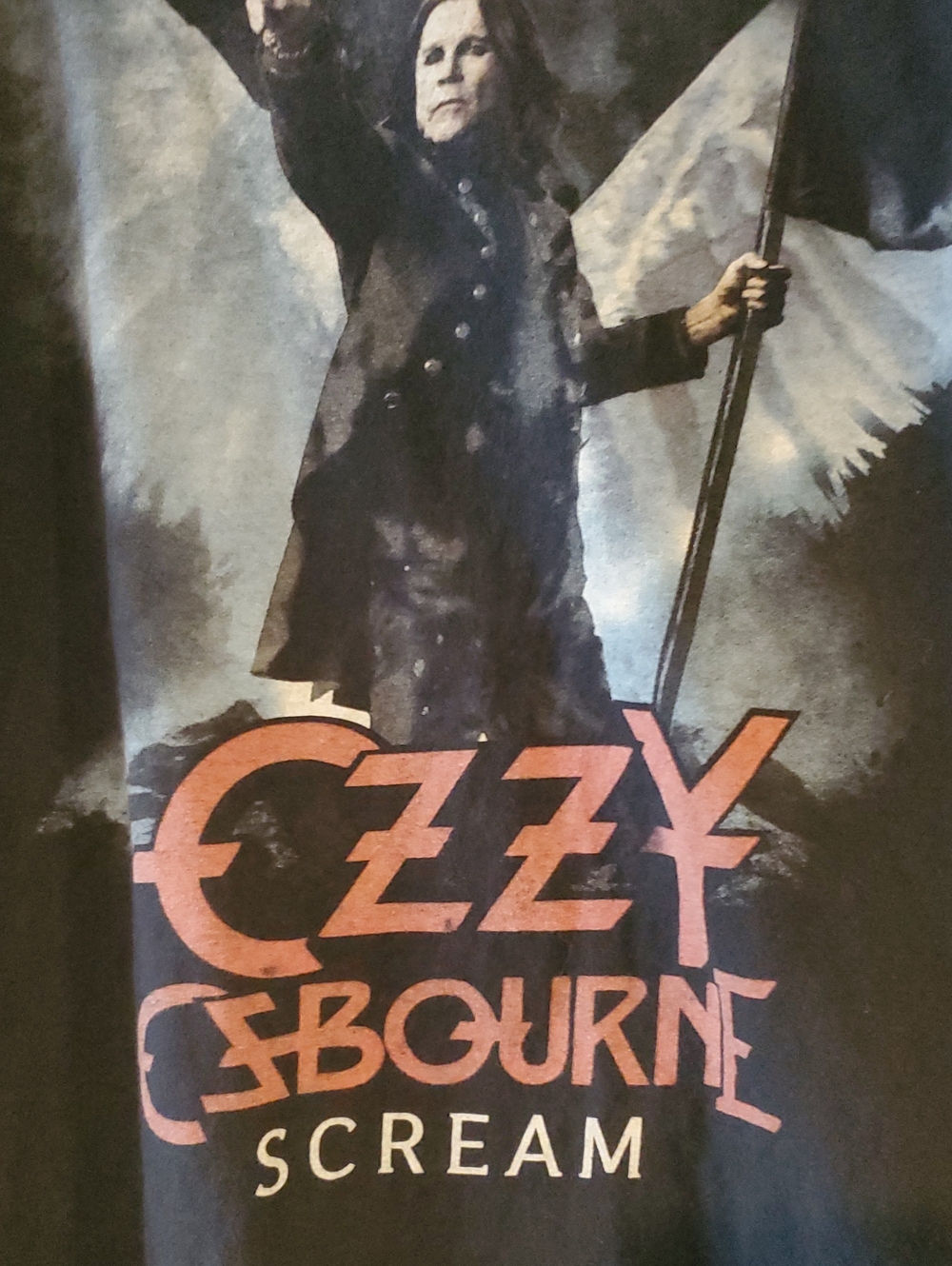 Ozzy Osbourne Vintage Black Scream 2010-11 Tour T-Shirt Size L - Picture 6 of 10
